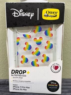 OtterBox Symmetry Disney Pride Case Mickey Rainbow iPhone 11 Pro Max/Xs Max NIB
